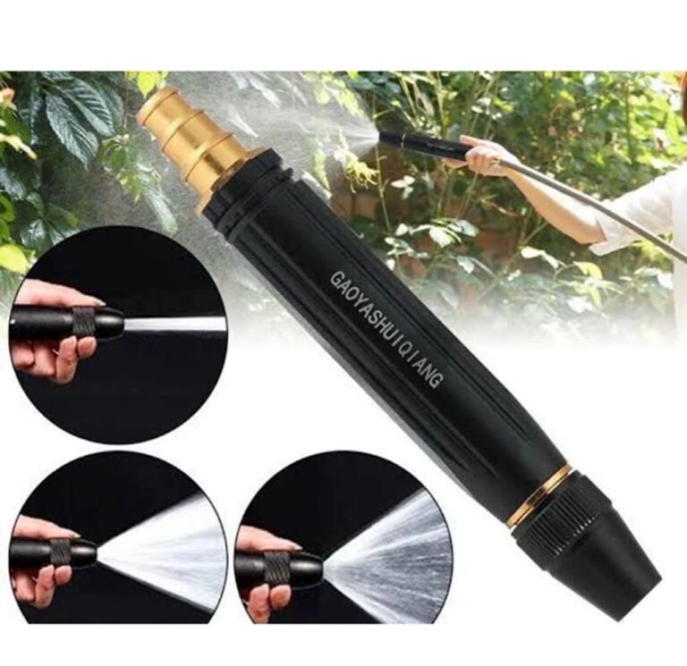 Adjustable Power Jet Water Nozzle – Heavy Duty Spray for Home & Outdoor Cleaning