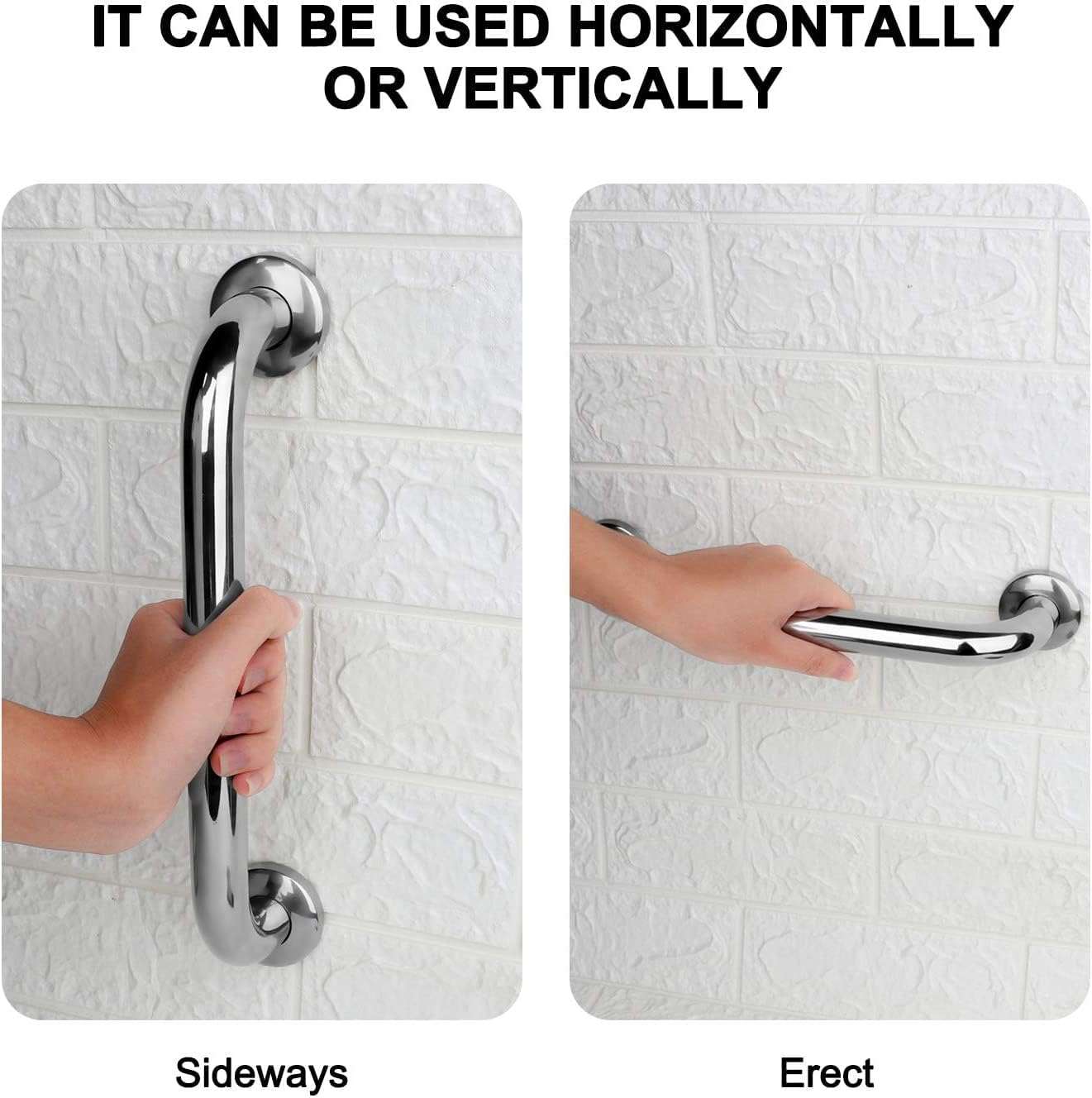 2 Pack Stainless Steel Grip Bar