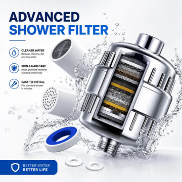 10-Stage Universal Water Filter  Multi-Purpose Tap & Shower Purifier