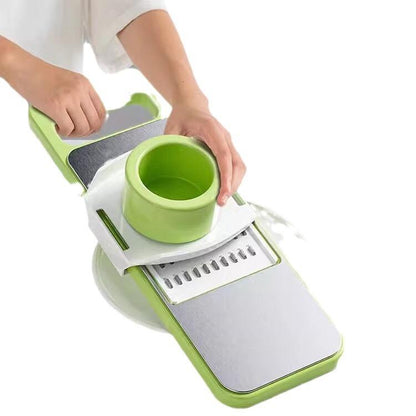 5 in 1 Manual Vegetable Cutter – Multi-Function Kitchen Slicer & Grater
