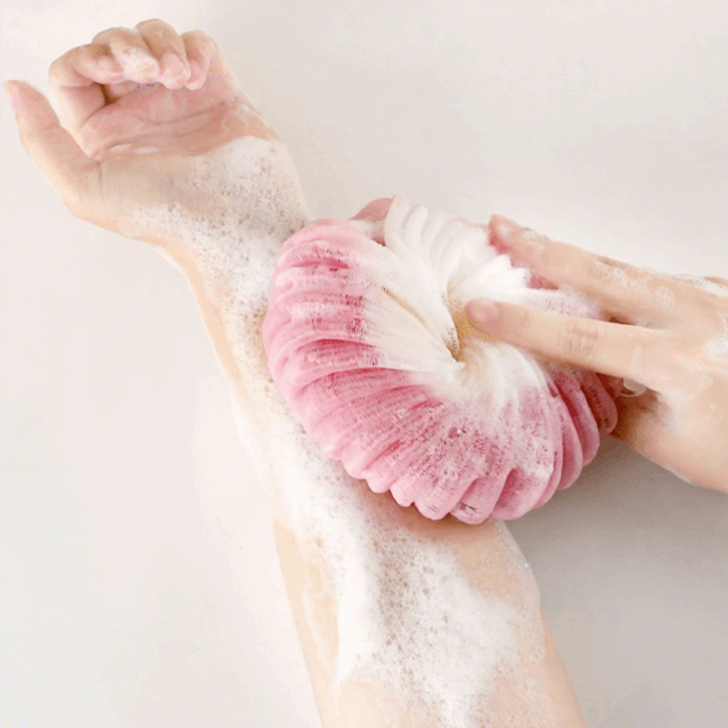 Loofah Sponge for Body Cleaning Bath Ball Soft Exfoliating Scrubber Sponge