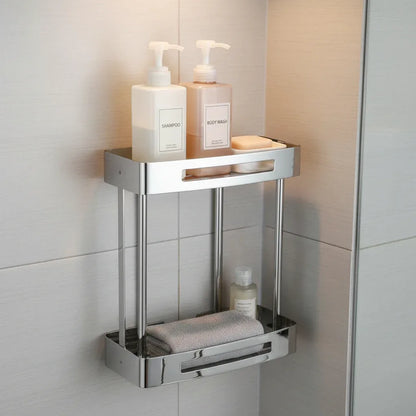 Hot Popular Bathroom Straight Shelves Wall Mounted Stainless Steel
