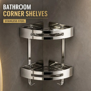 Hot Popular Bathroom Corner Shelves Wall Mounted Stainless Steel