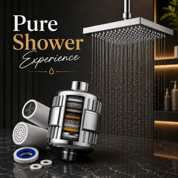 Ultimate Shower Upgrade Bundle | Rain Shower + 10-Stage Water Filter