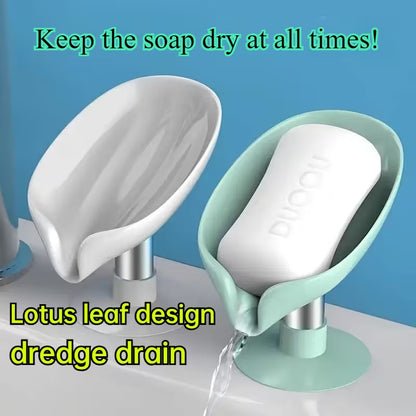 Quick Drain Soap Holder for Bathroom & Kitchen