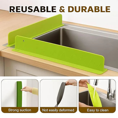 Kitchen cleaning Bundle - Silicon gloves & Sink Splash Card