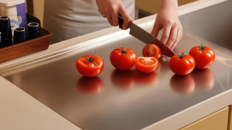 Stainless Steel Cutting Board, Hygienic & Easy to Clean