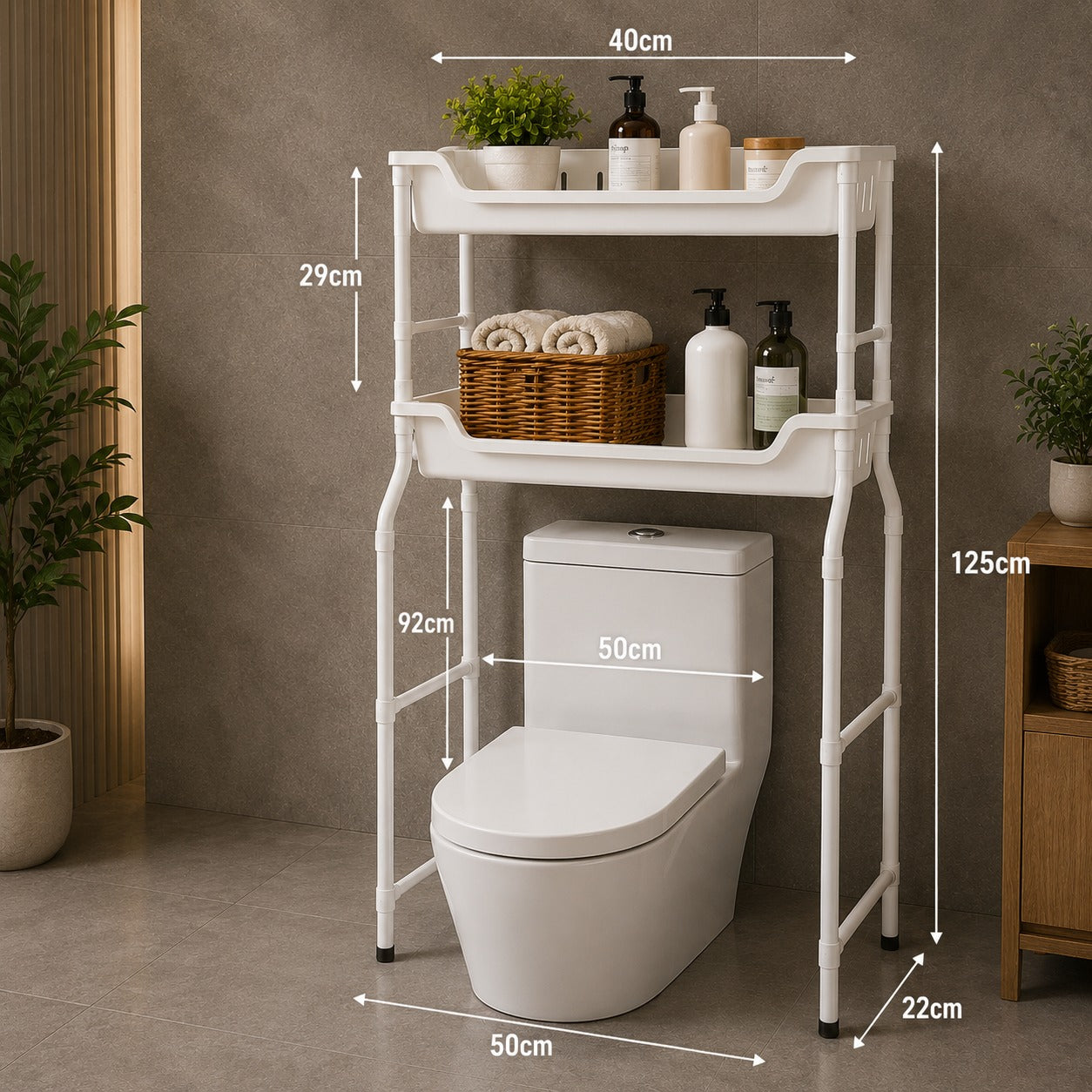 Multi-Purpose 2-Tier Organizer Rack